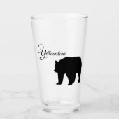 Glazen Tumbler-Yellowstone Beer (Voorkant)