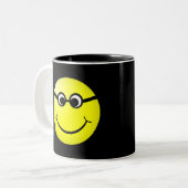 Glazen Tweekleurige Koffiemok (Voorkant links)