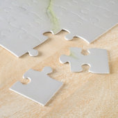 Glazen vaas met bloemen legpuzzel (Zijkant)