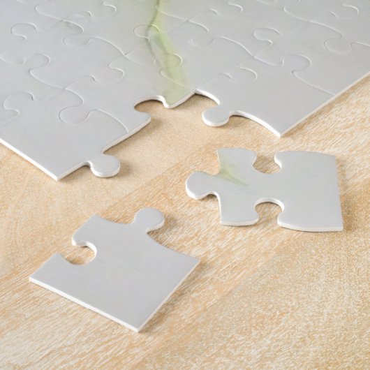 Glazen vaas met bloemen legpuzzel (Zijkant)