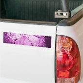 Glazen ventilator Paars Bumpersticker (Op Truck)