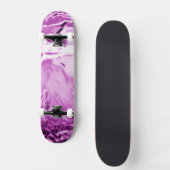 Glazen ventilator Paars Persoonlijk Skateboard (Voorkant)
