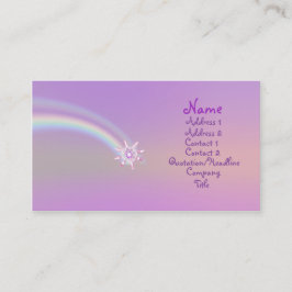 Glazen ventilator visitekaartje