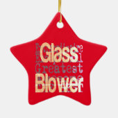 Glazen ventilatorextraordinaire keramisch ornament (Achterkant)