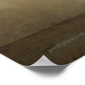  glazen vet van Blush Pink en White Peonies Poster (Hoek)