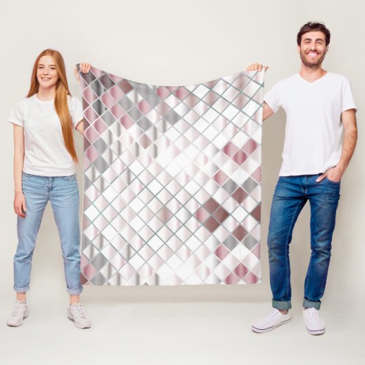 Glazen vierkant fleece deken (In situ)