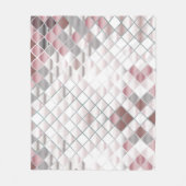 Glazen vierkant fleece deken (Voorkant)