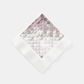 Glazen vierkant servet (Hoek)