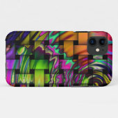 glazen vierkanten Case-Mate iPhone case (Achterkant (horizontaal))