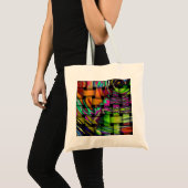 glazen vierkanten tote bag (Voorkant (product))