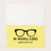 Glazen Visitekaartje (Buitenkant ongevouwen)