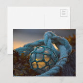 Glazen visvangfloat, Zonsondergang, Alaska Briefkaart (Voorkant / Achterkant)