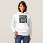 Glazen visvangfloat, Zonsondergang, Alaska Hoodie (Voorkant volledig)