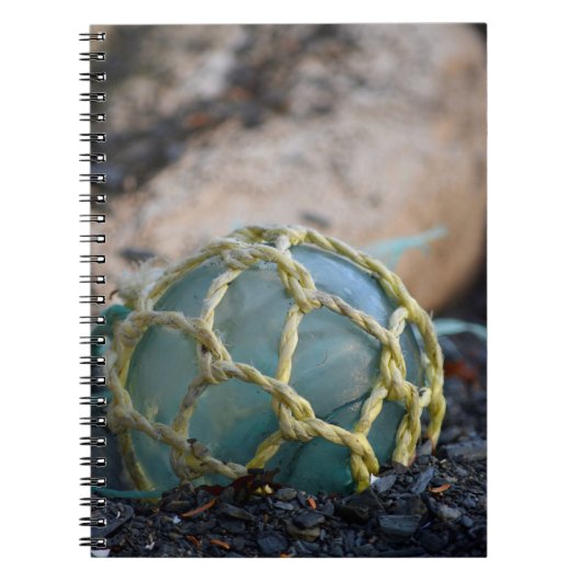 Glazen Visvangst Drijver, Verticaal Notitieboek (Voorkant)