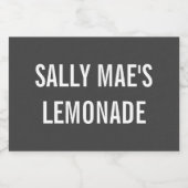 glazen voor op maat gemaakte pot voedselcontainer etiket (Enkel label)