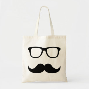 Glazen voor snor tote bag