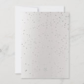 Glazen Vrijgezellenfeest Bachelorette Silver Pink Kaart (Achterkant)