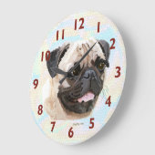 Glazen wandklok (Hoek)