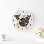 Glazen wandklok (Huis)