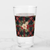 glazen waterfles met geplakt patroon (Achterkant)