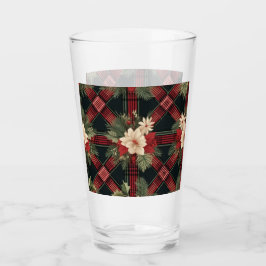 glazen waterfles met geplakt patroon