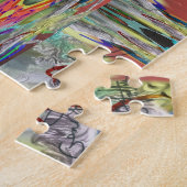 Glazen weven legpuzzel (Zijkant)