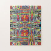 Glazen weven legpuzzel (Verticaal)