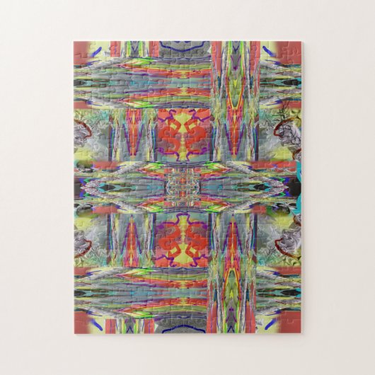 Glazen weven legpuzzel (Verticaal)