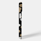glazen witte stippen champagne Gold confetti Case-Mate iPhone Case (Achterkant / Rechts)