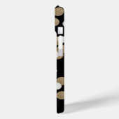 glazen witte stippen champagne Gold confetti Case-Mate iPhone Case (Achterkant / Links)