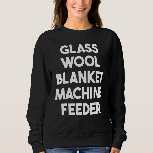 Glazen Wol Dekbedo Machine Voeder Trui (Voorkant)
