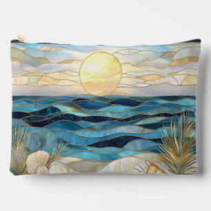 Glazen Zee Zonsondergang Accessoire Zakje Etui