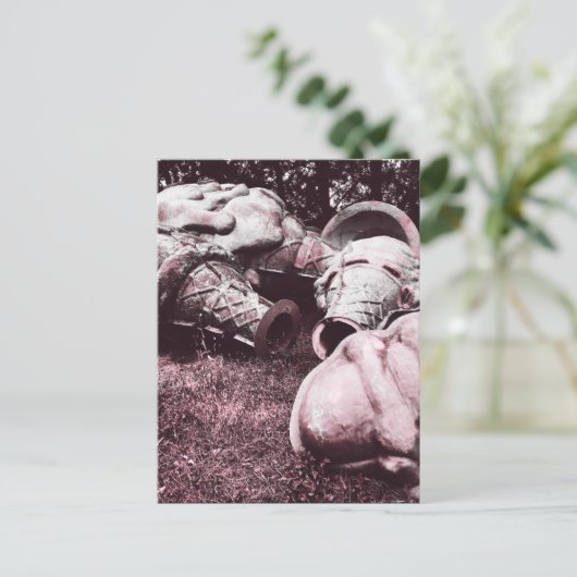 glazen zomersappelpitten briefkaart (Staand voorkant)