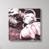 glazen zomersappelpitten canvas afdruk (Voorkant)