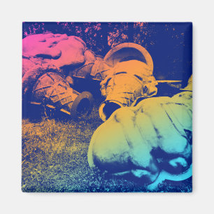 glazen zomersappelpitten magneet