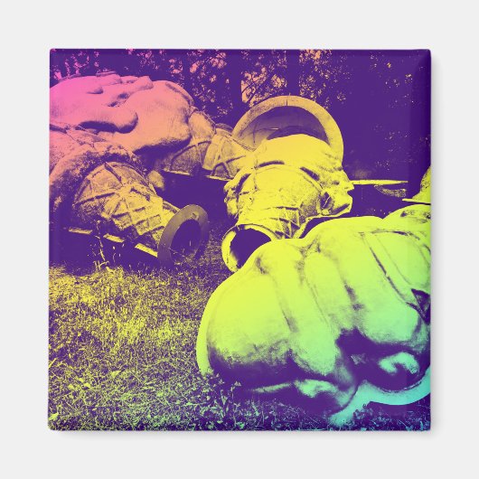 glazen zomersappelpitten magneet (Voorkant)