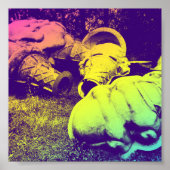 glazen zomersappelpitten poster (Voorkant)