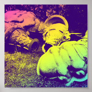 glazen zomersappelpitten poster