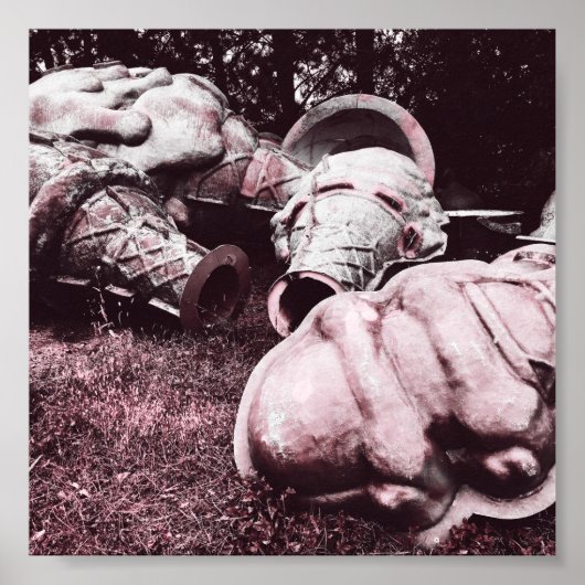 glazen zomersappelpitten poster (Voorkant)