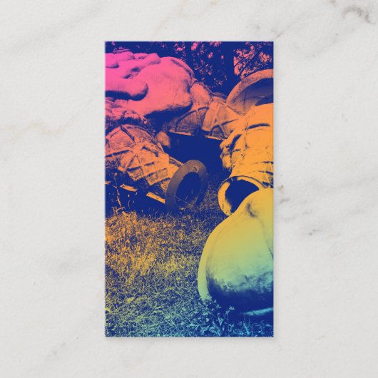 glazen zomersappelpitten visitekaartje (Voorkant)