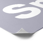 Glazen Zwart, Wit, Blauw Keuken Muur Kunst - Poste Poster (Hoek)