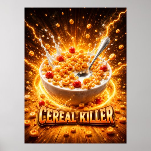 Glazende Graan Kom Schaalt Kunst Poster (Voorkant)