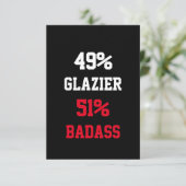 Glazenmaker Badass Card Kaart (Staand voorkant)