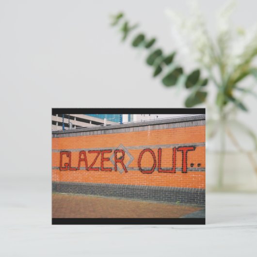 Glazer uit briefkaart (Staand voorkant)