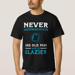 Glazier Gezegde Window Fitter Glazier Kerstmis  T-shirt