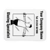 Glazier-, glas- en Glazingsmagneet Magneet (Horizontaal)