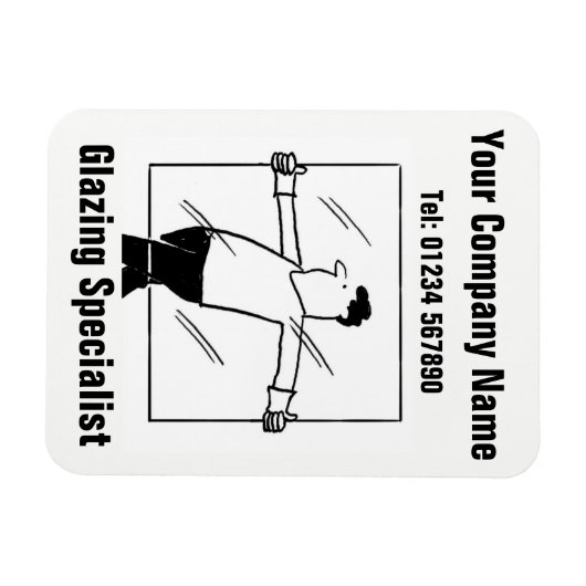 Glazier-, glas- en Glazingsmagneet Magneet (Horizontaal)