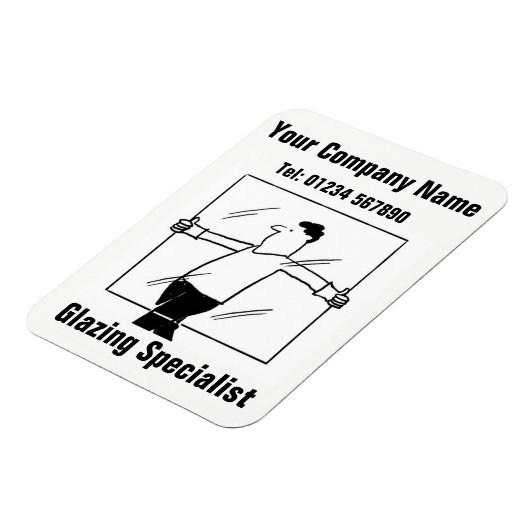 Glazier-, glas- en Glazingsmagneet Magneet (Linkerzijde)