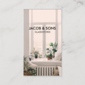 Glazier Glazing Glazen Visitekaartje (Voorkant)