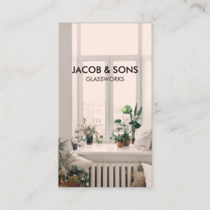 Glazier Glazing Glazen Visitekaartje